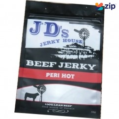 JD'S PERIHOT (PR-HOT) - 50g Peri Hot Beef Jerky